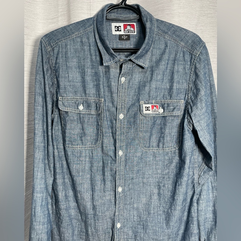 Dc Shoes Ben Davis Collaboration Long Sleeve shirt Mens Size Medium